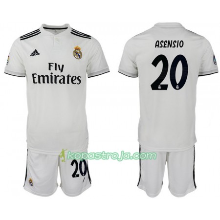 Billiga Fotbollströjor Real Madrid ASENSIO 20 Barn Hemma tröja 2018/19 Kortärmad